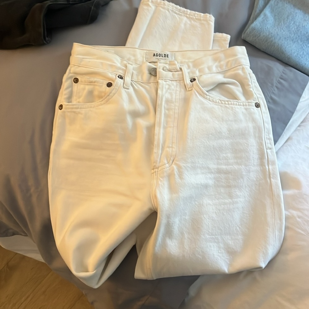 Agolde Riley crop denim - Picture 3 of 7